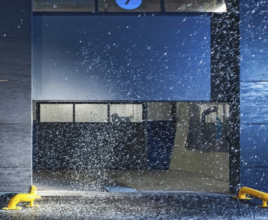 Панорамные ворота AluTherm в Красногвардейском