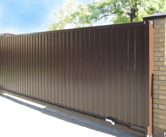 Ворота из профнастила в Красногвардейском