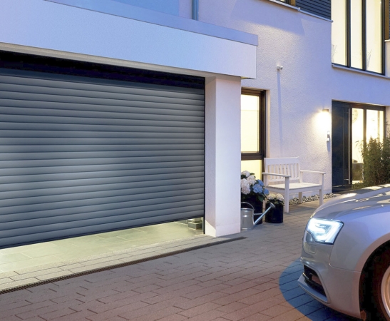 Ворота из роллетного профиля в Красногвардейском