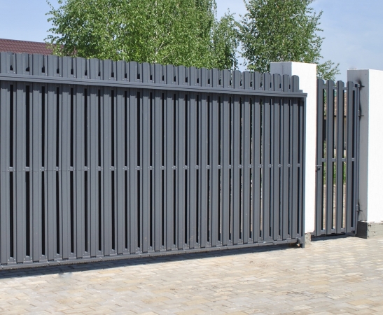 Ворота из штакетника в Красногвардейском